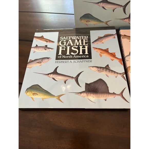 Salt Water Game Fish of North America by H.Schaffner Lot Of 2 Set - Picture 3 of 7